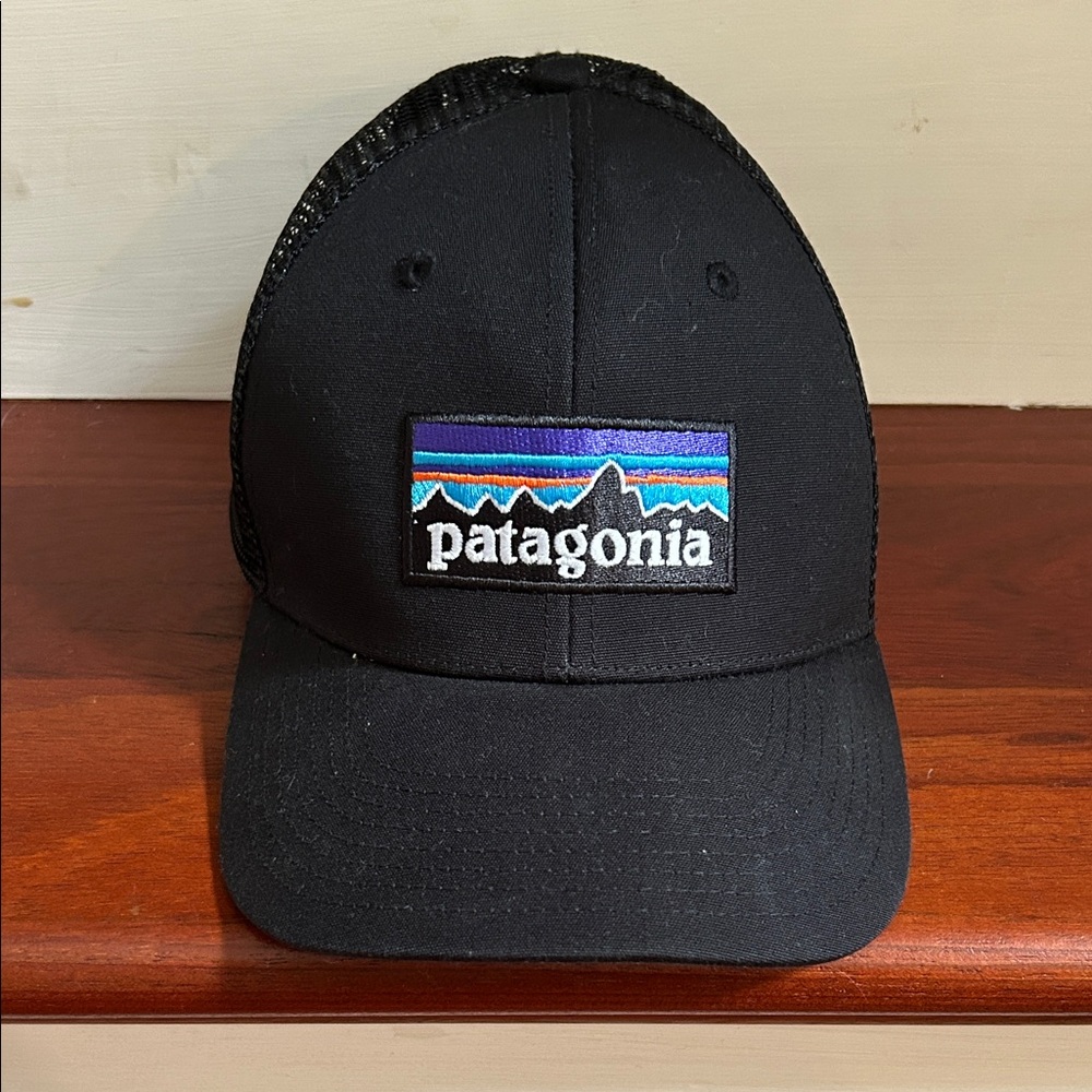 Patagonia Black Cap with Colorful Logo